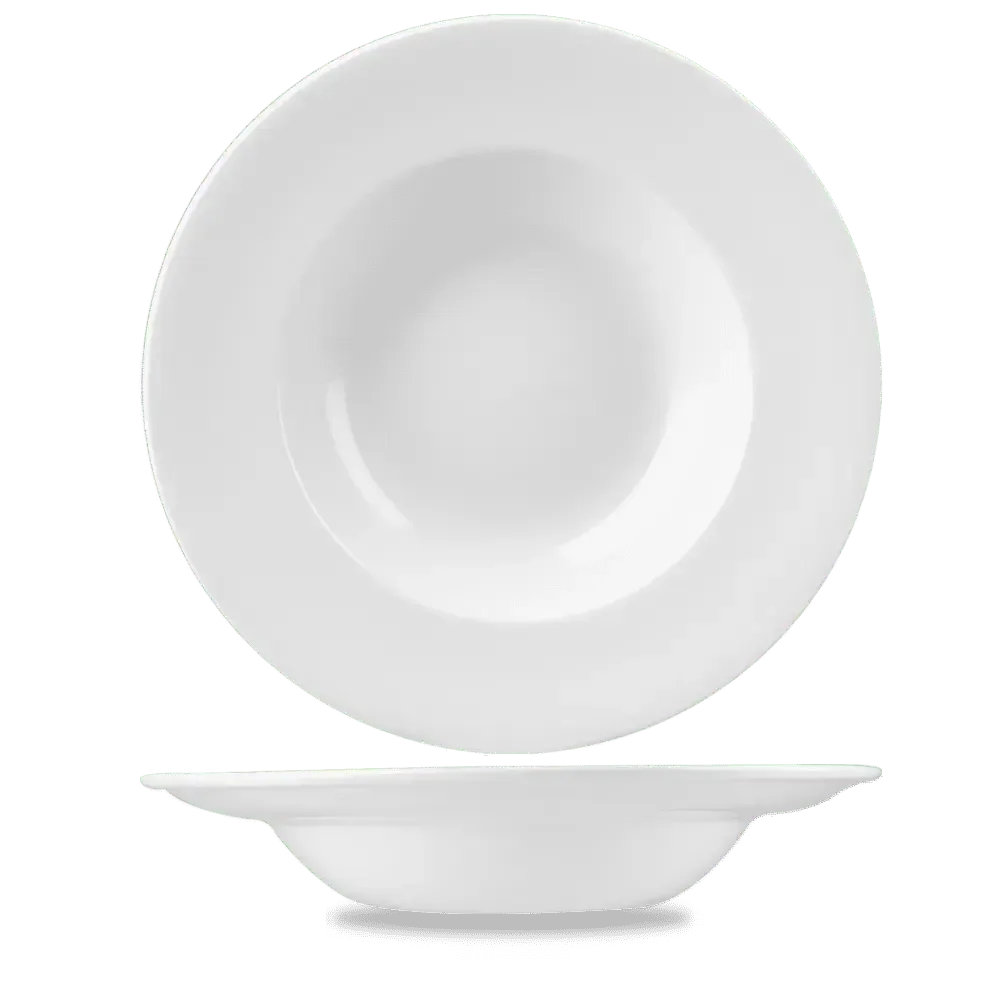 Assiette creuse blanche Churchill 