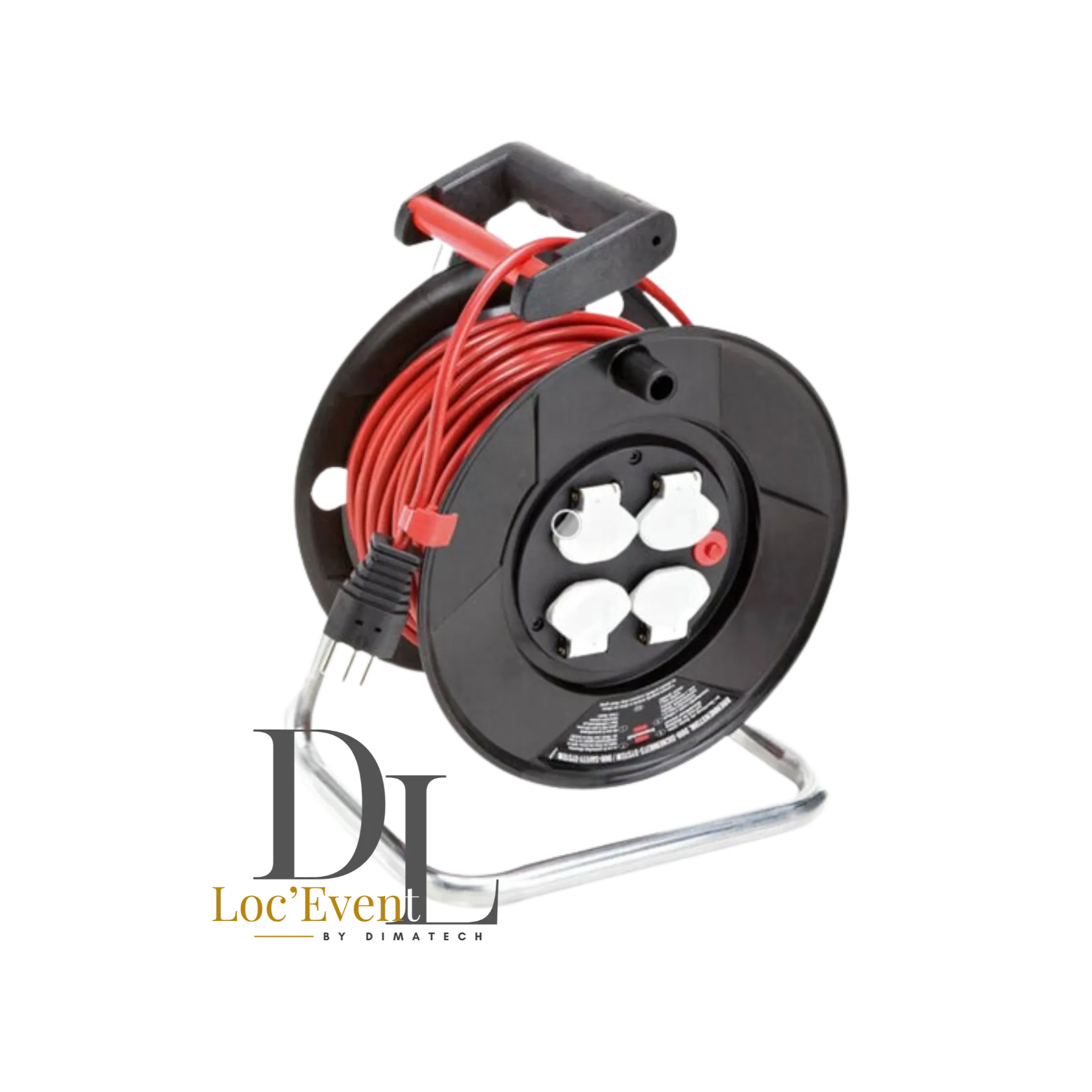 Enrouleur 25 m 4 prise T13