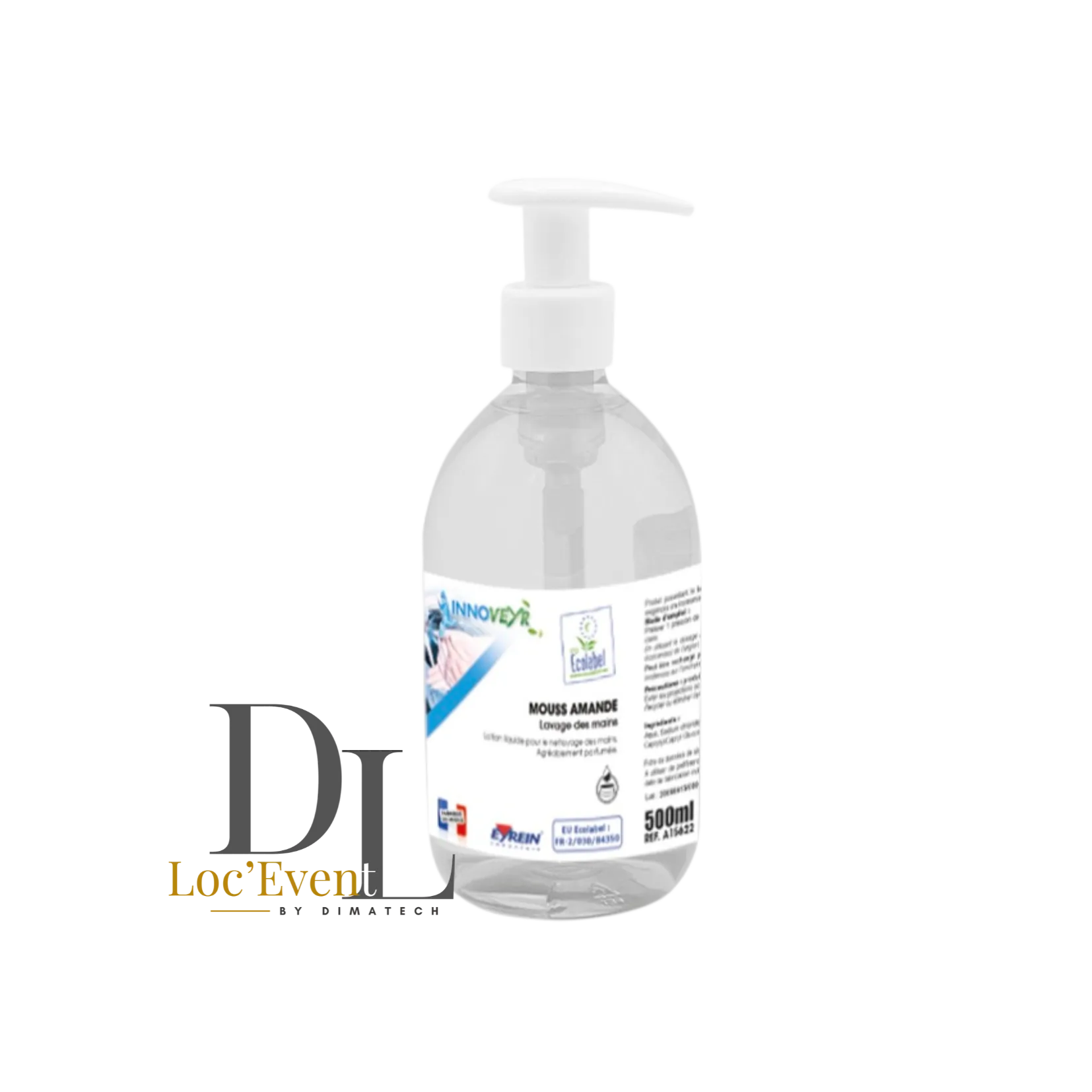 Liquide pour le nettoyage des mains 500ml Mouss Amande