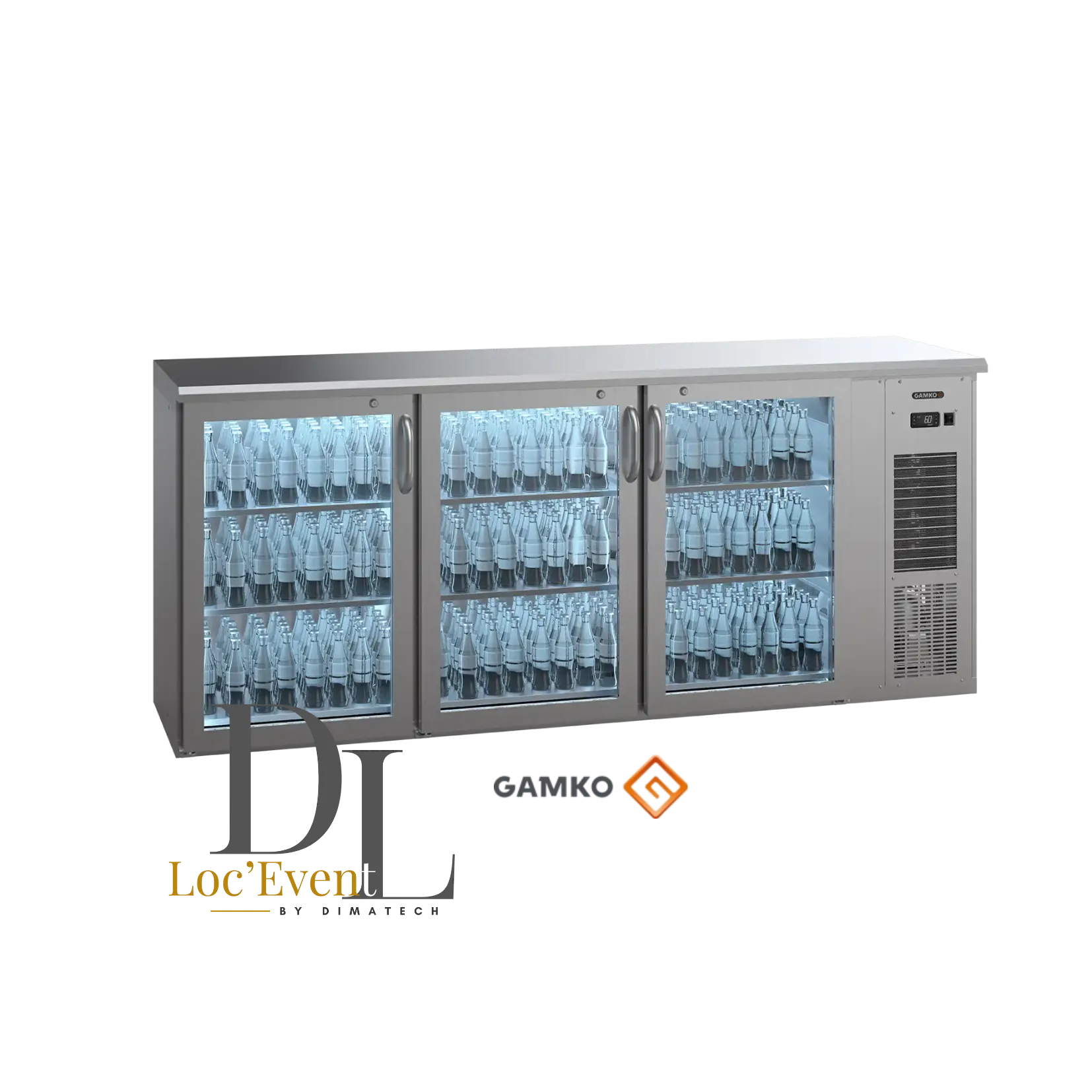 Comptoir de bar réfrigéré pour boissons 