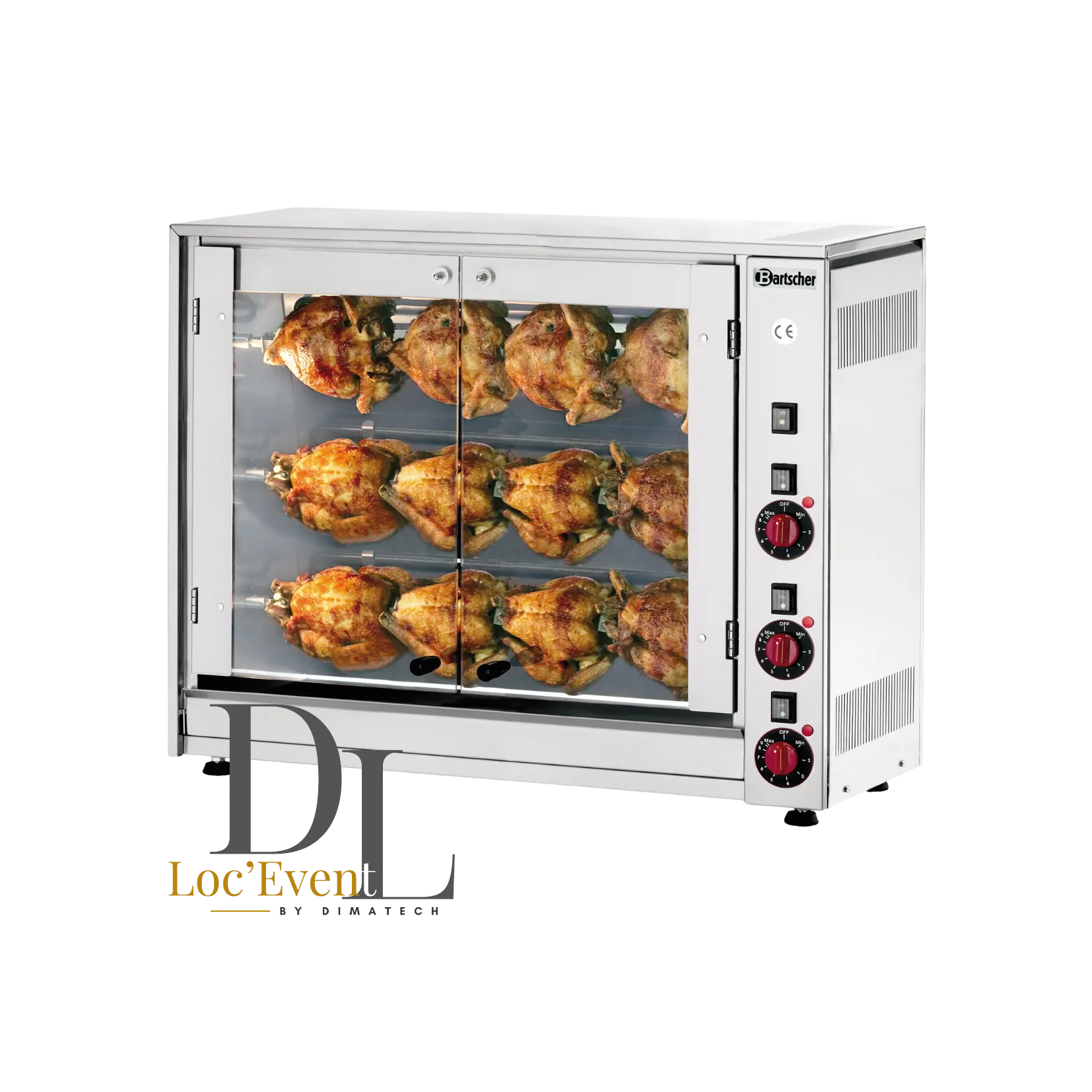 Rôtissoire 12 poulets