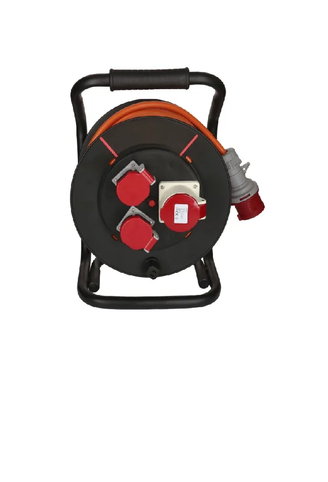 Enrouleur 400V 16A 2×T25+1×CEE16 30m