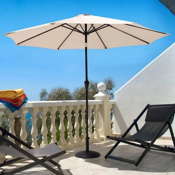 9ft Tan Umbrella