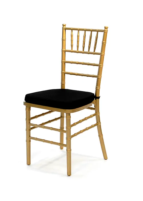 Gold Chiavari Chair With Cushion
