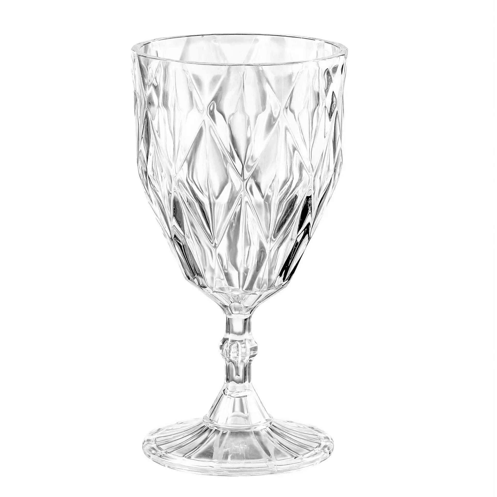 CLEAR VINTAGE GOBLETS 11oz