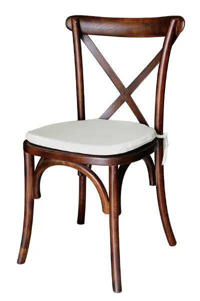 Cross Back Expressor Chair With Cushion 