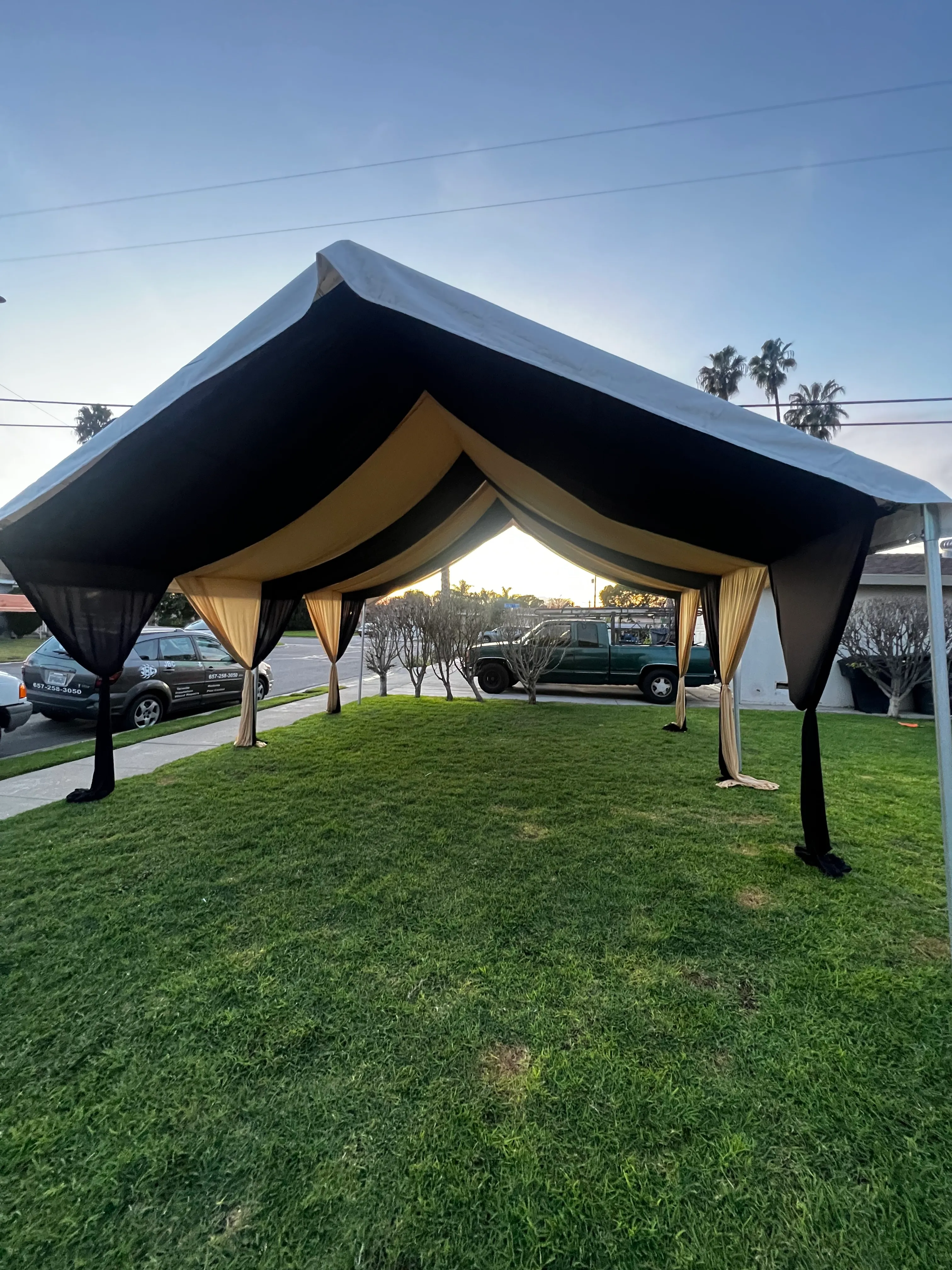 Draped Tent 