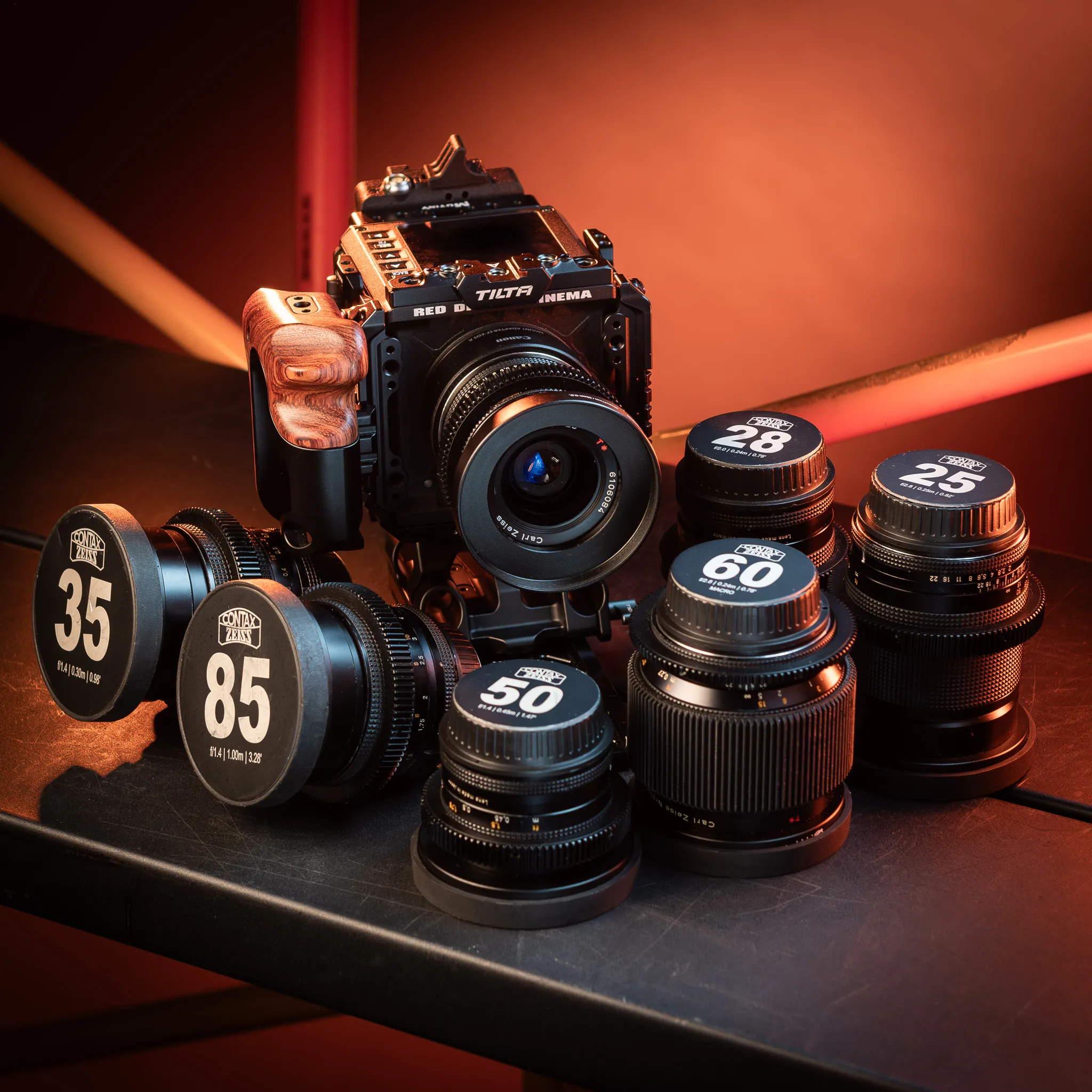 Cine Modded Contax Zeiss Lens Kit