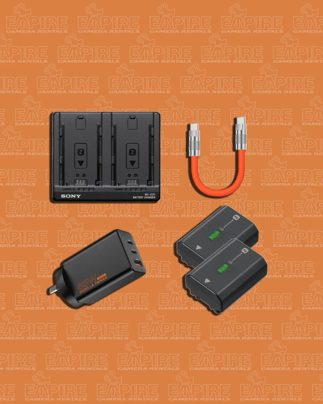 Sony NP-FZ100 Double Battery Kit with 2 Bay Charger