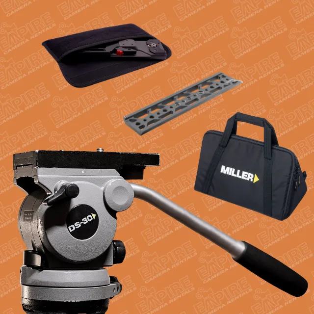 Miller DS-30 100mm Fluid Head Kit