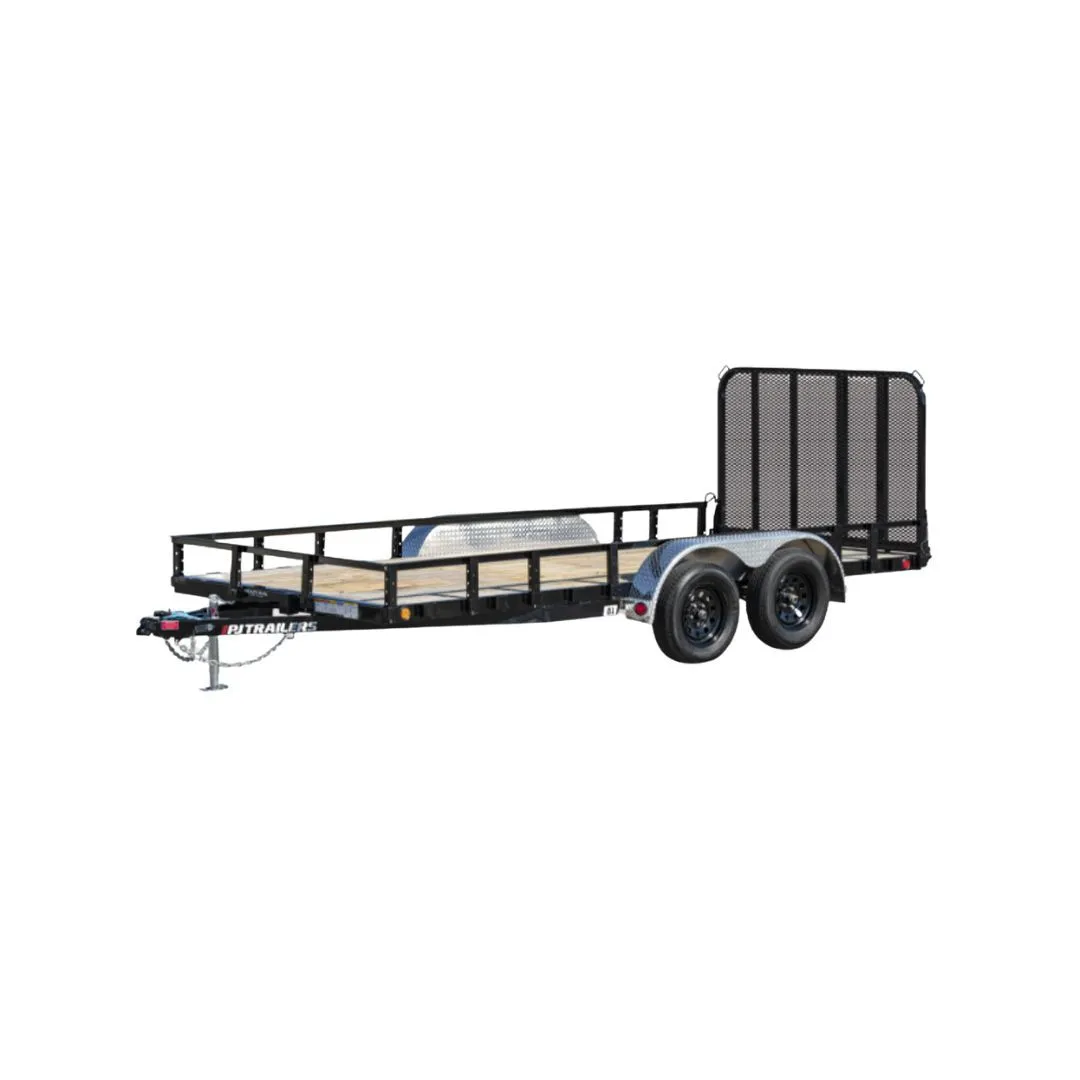 Flatbed Utility Trailer with Ramp - 22'x83"
