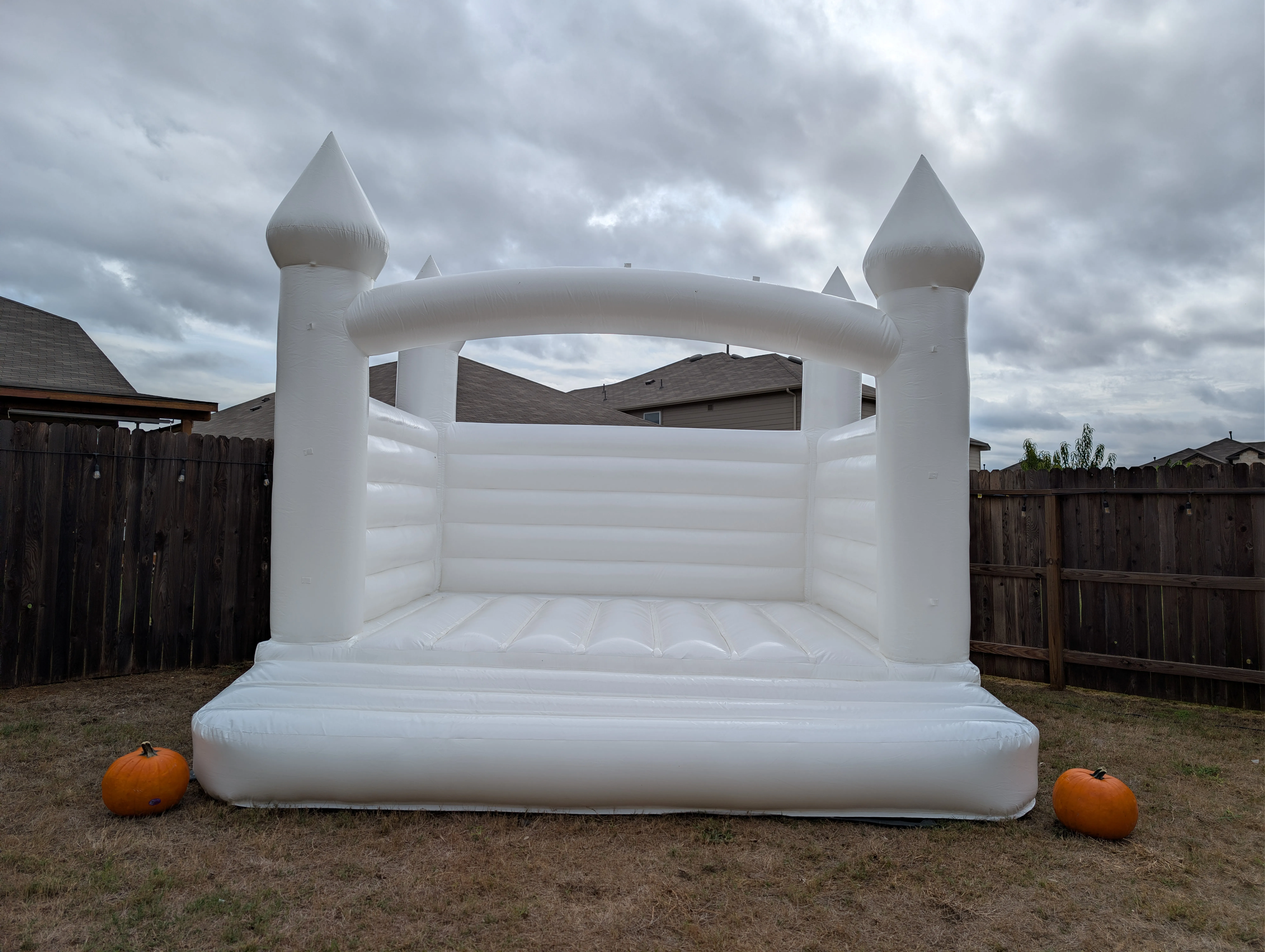 White 13x13 Bounce House