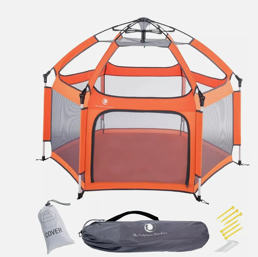Beach Pop 'N Go Portable Playpen Tent, California Beach Company 