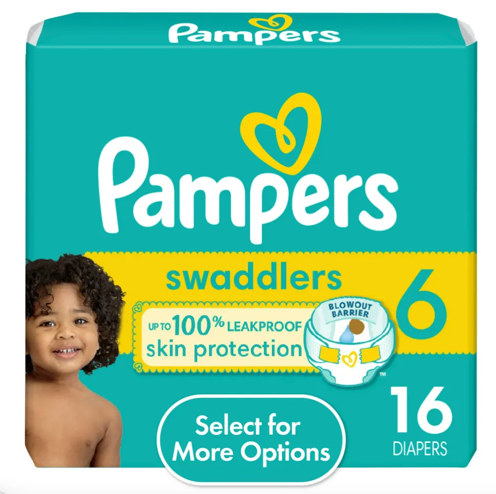 Pampers Diapers - Size 6