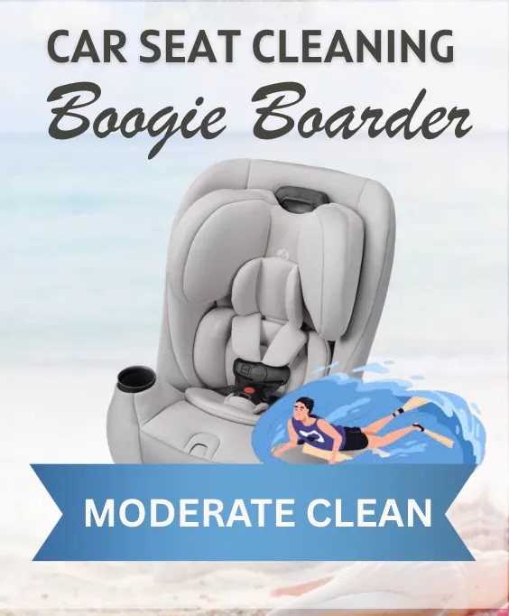 Boogie Boarder - Moderate Car Seat Cleaning ⭐Most Popular⭐