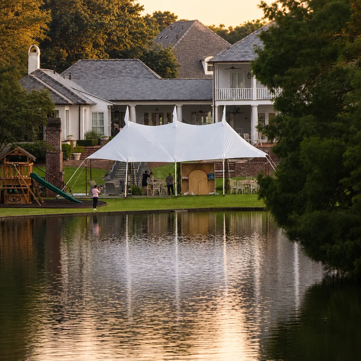 20x37 Sailcloth Pole Tent