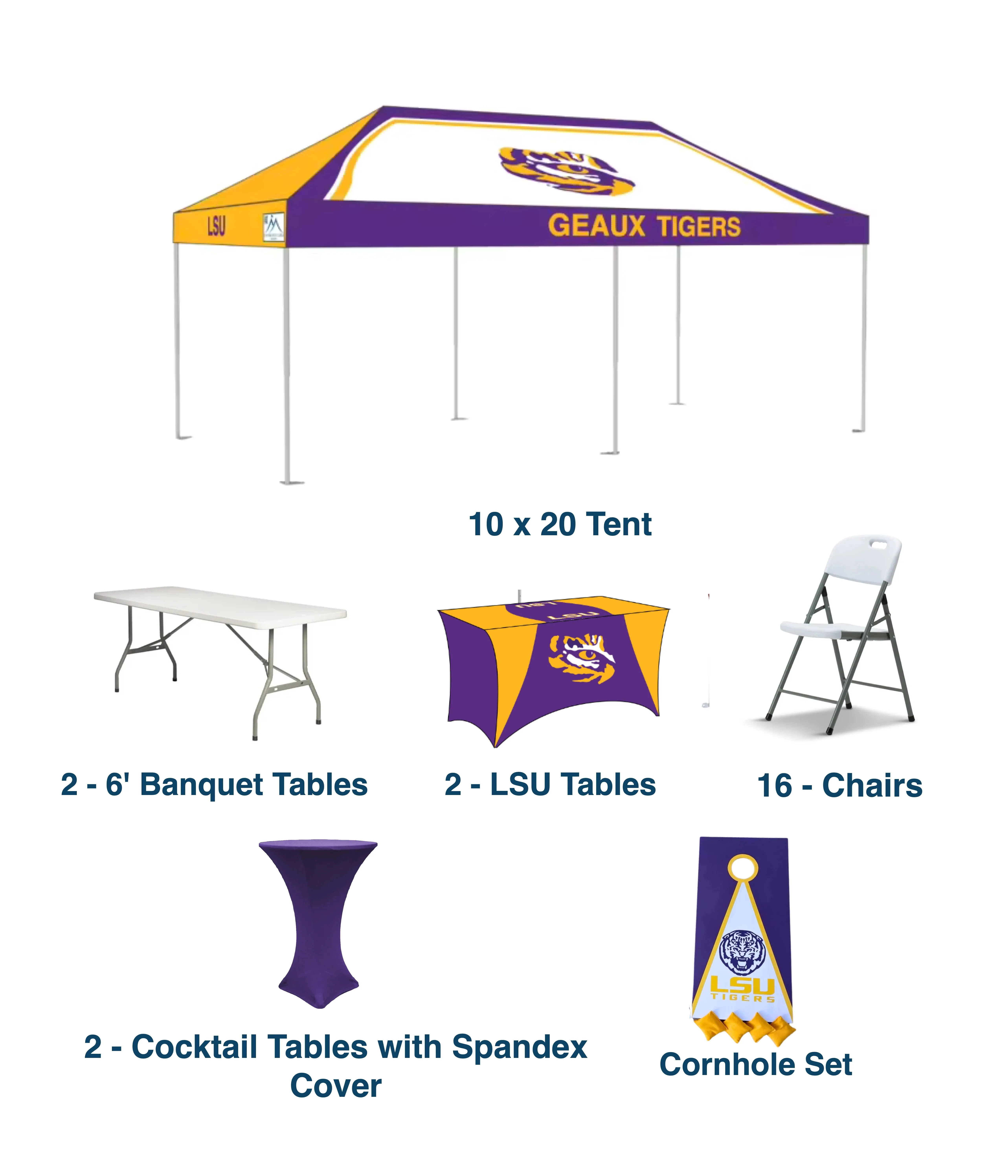 10x20 Tailgate Package
