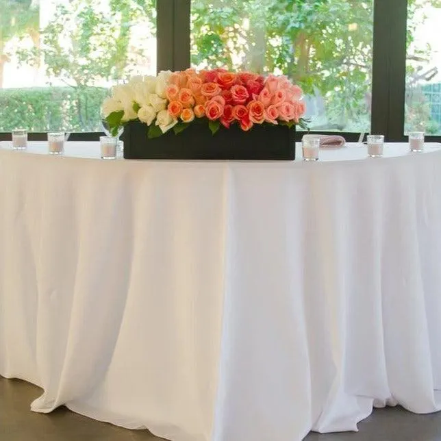 Half Round Tablecloth for 60" Half Round 