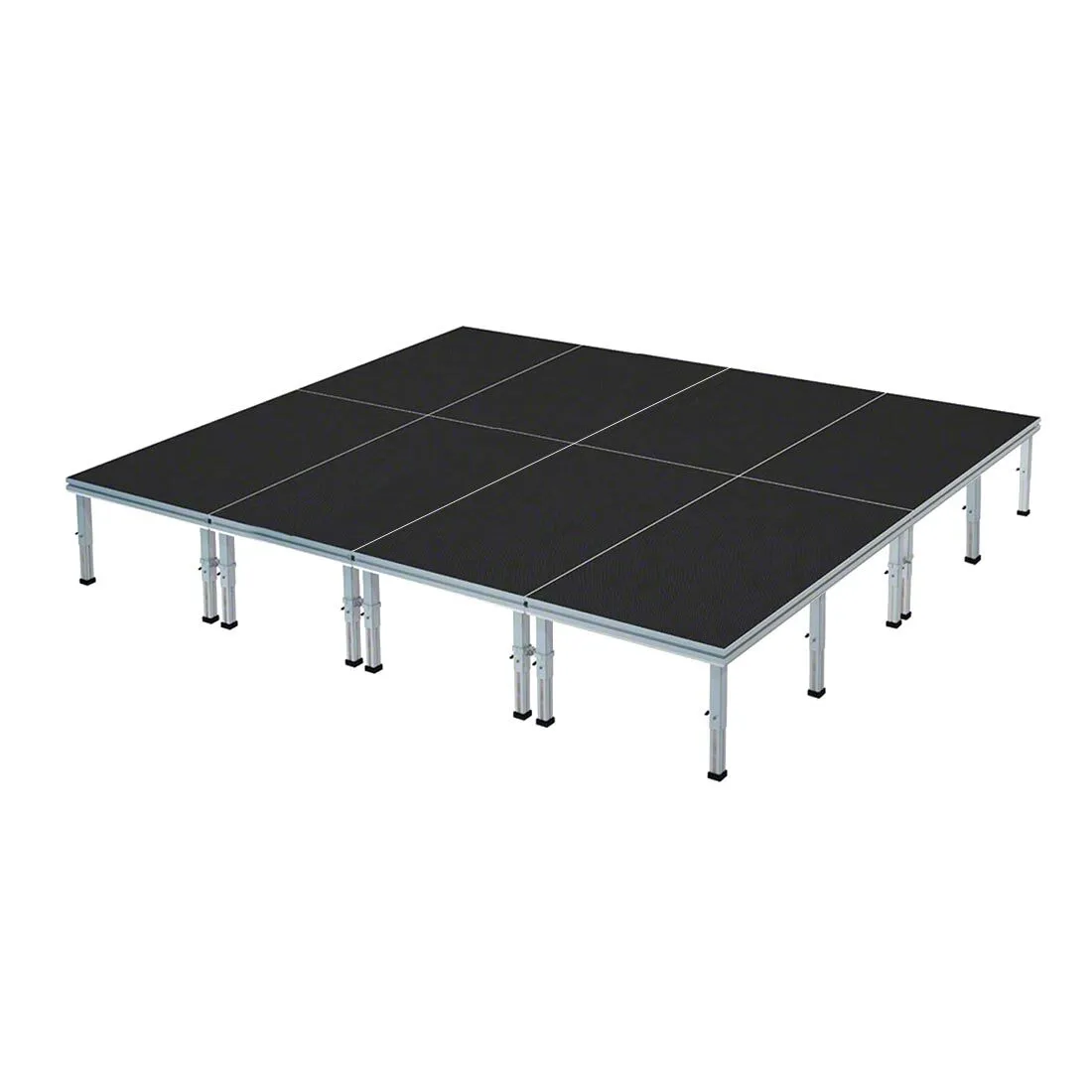 16x16 Commercial Grade Stage (16-24" Height)