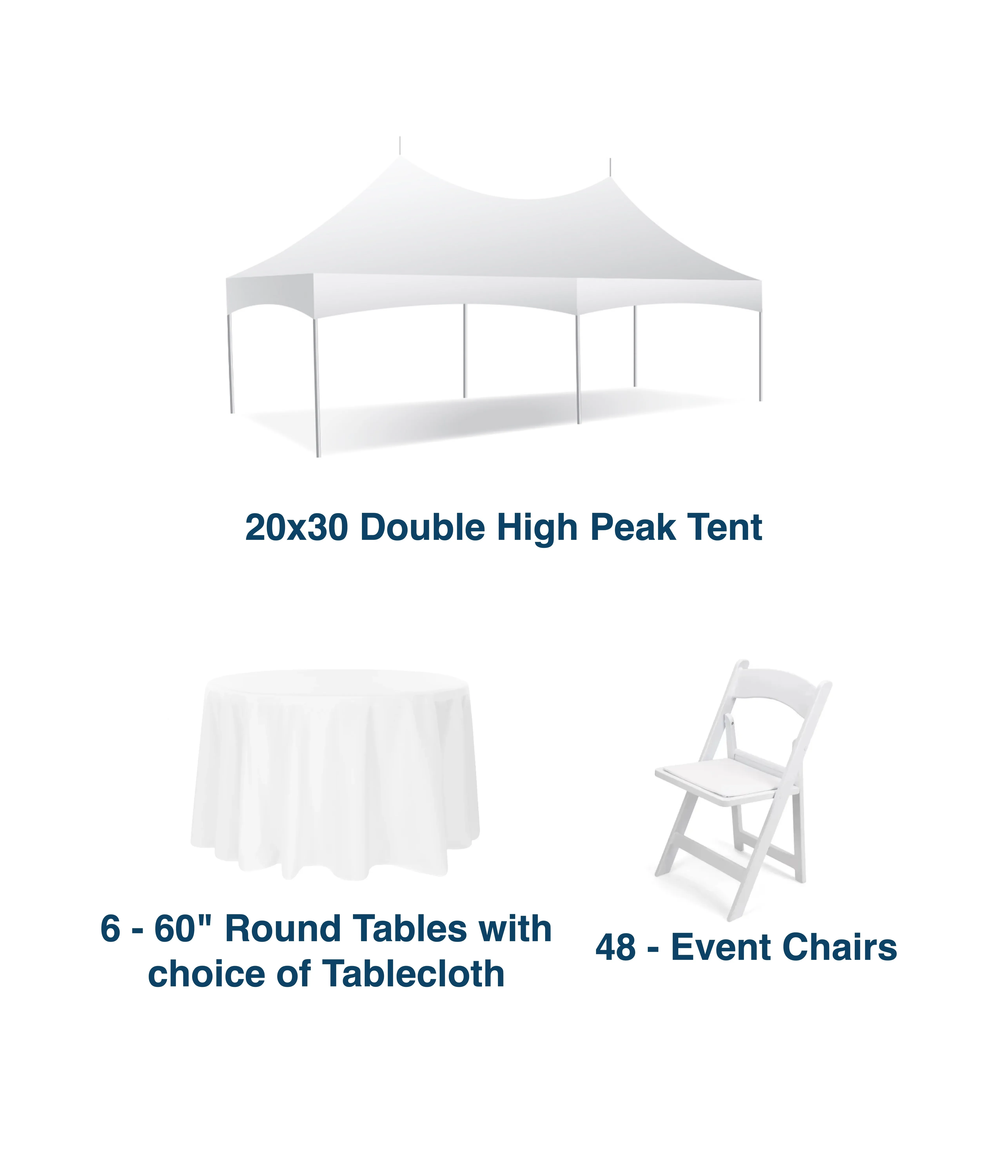 48 Person Premium Tent Package