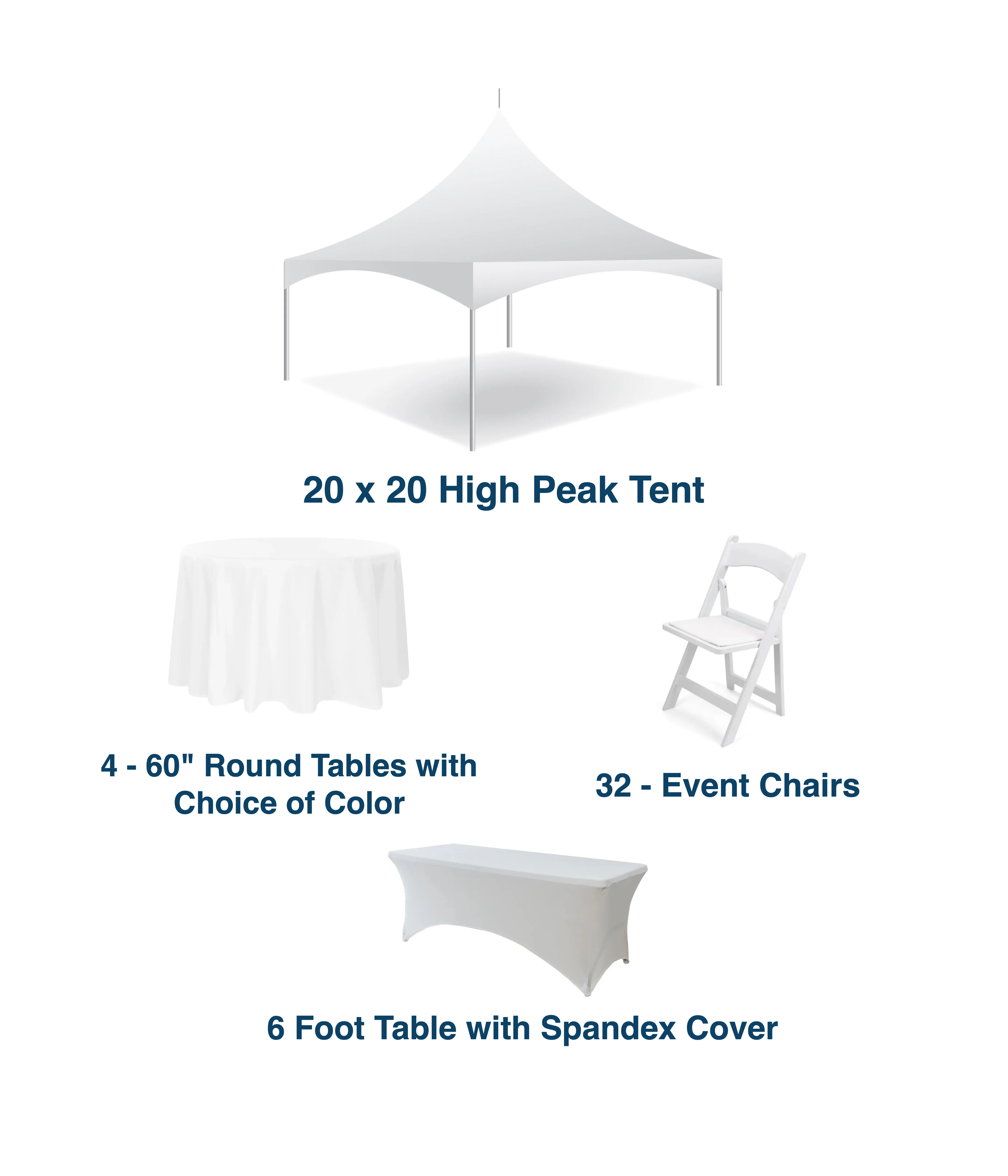 32 Person Premium Tent Packages