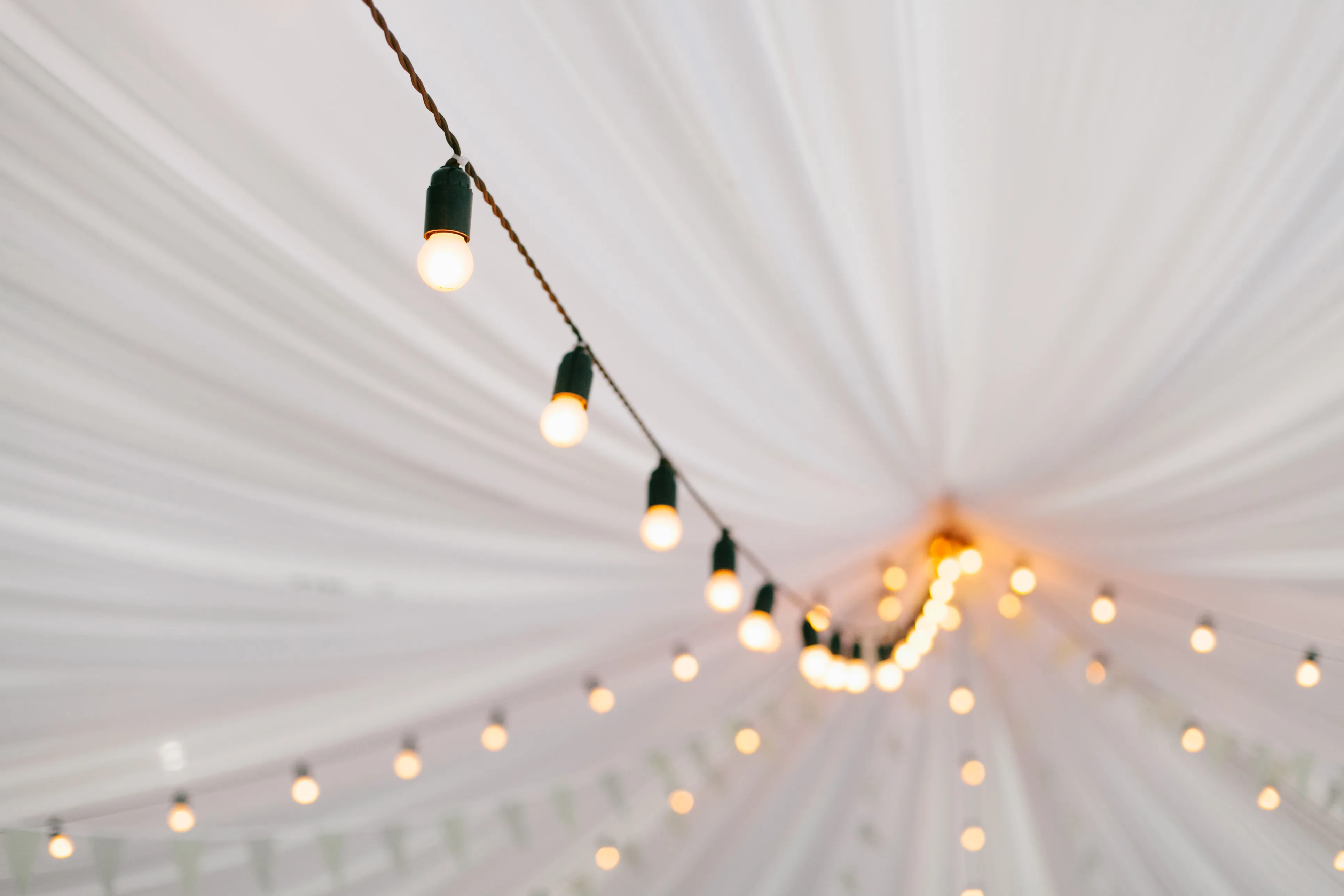20x30 Tent Bistro Lighting Package