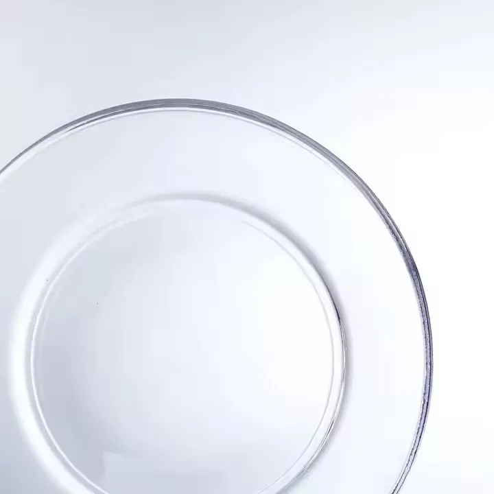 6" Clear Glass Plate