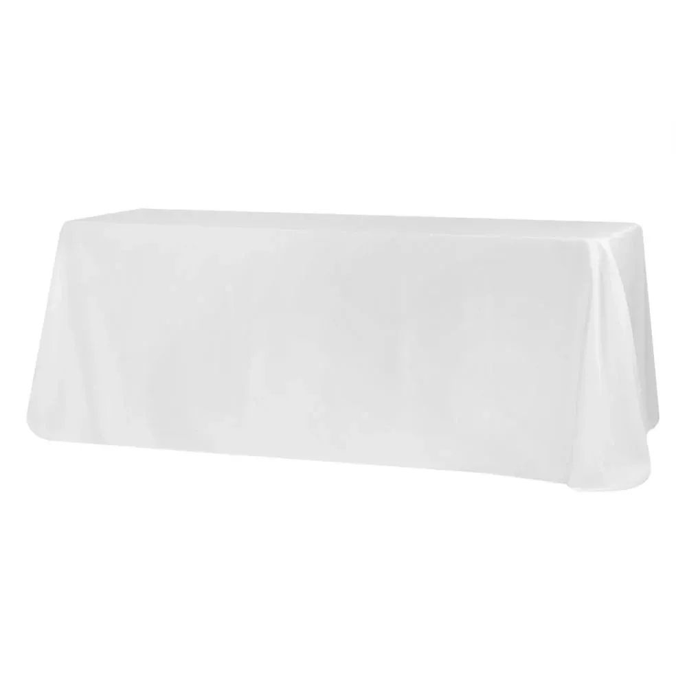 90x156 for 8 foot Table Cloth Full Drape (Select Color)