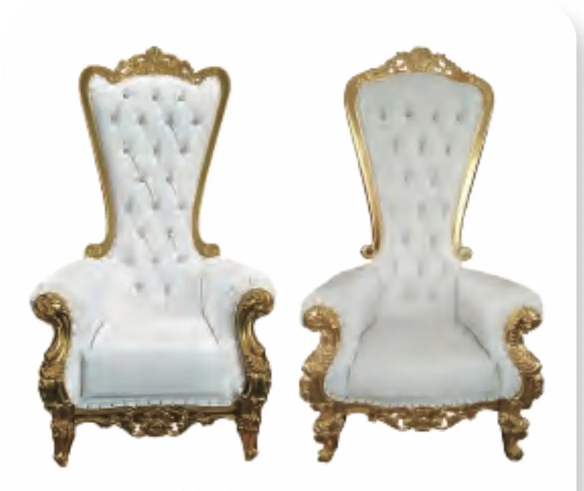 Throne Chairs - King and Queen Set