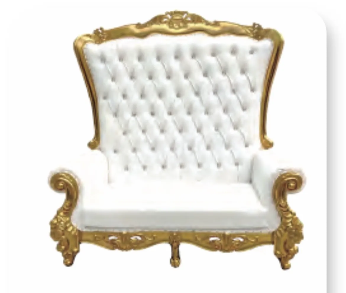 King and Queen Throne Loveseat