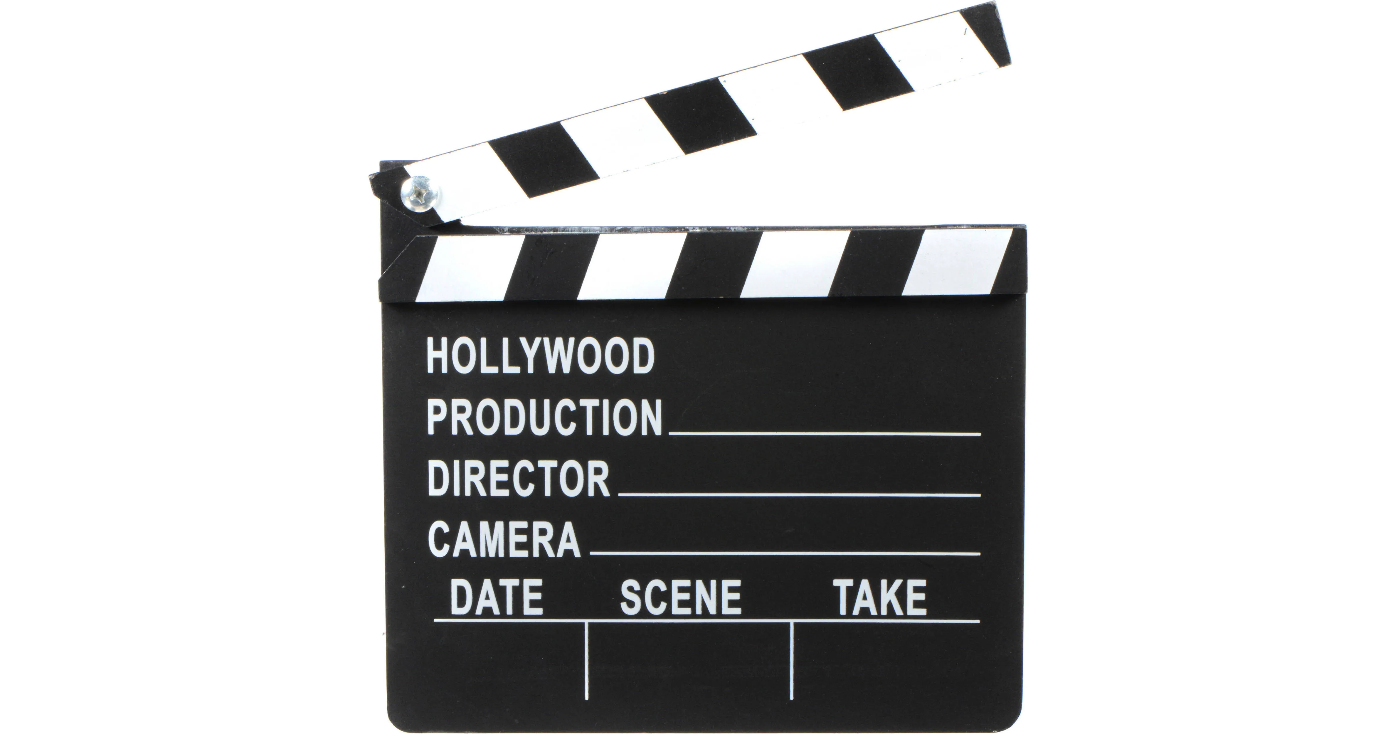 Black & White Chalk Production Slate