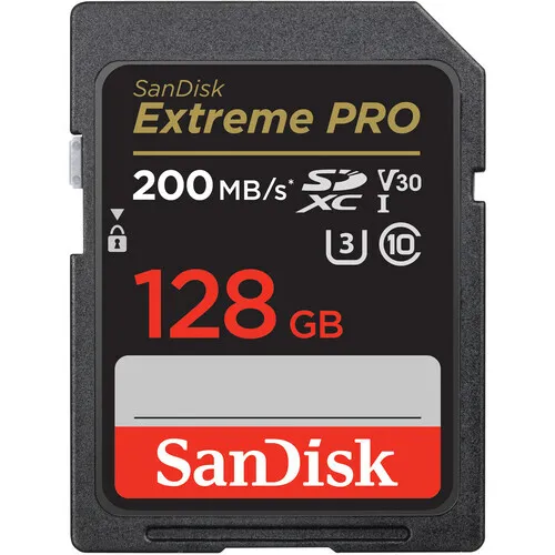 SD Card 128GB SanDisk Extreme Pro