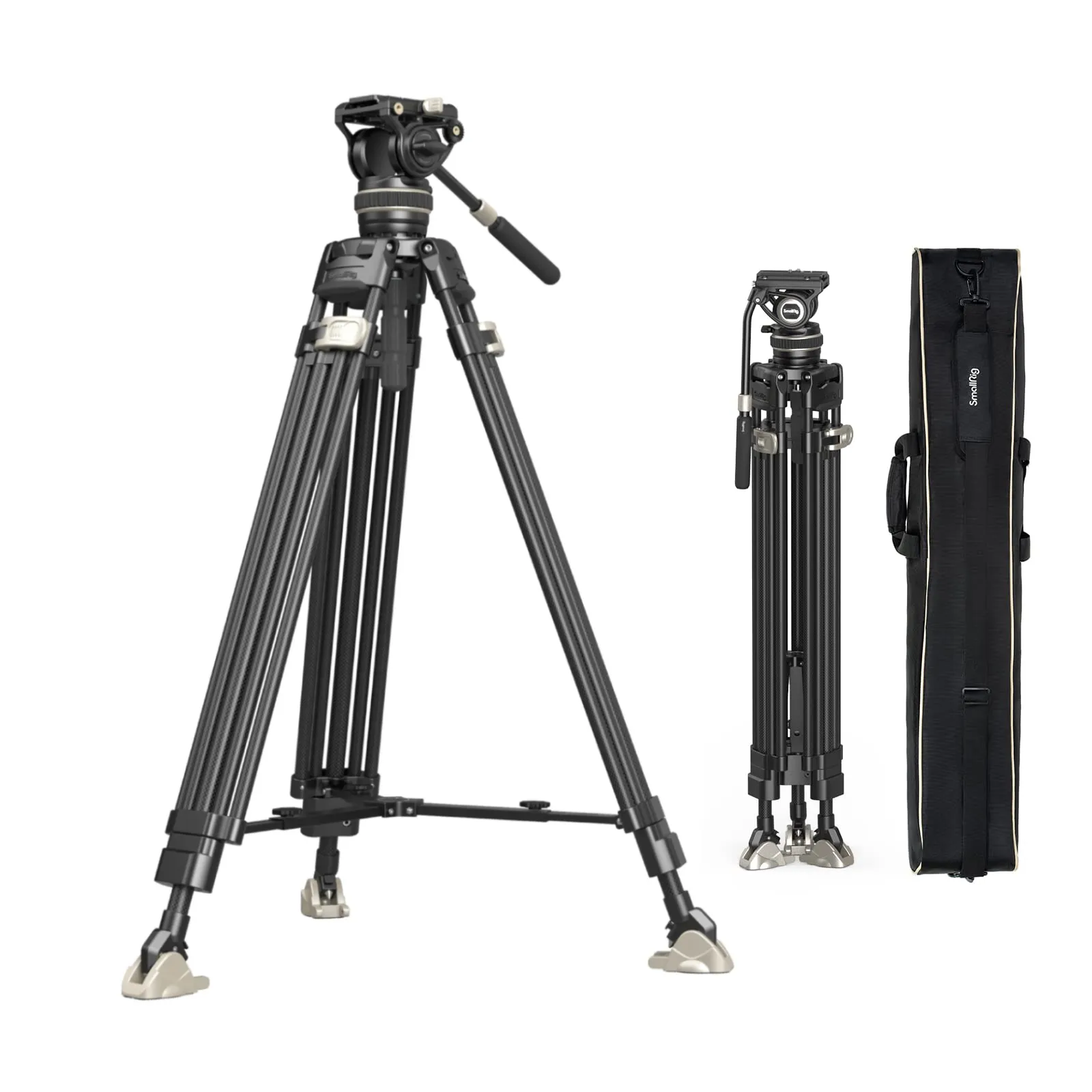 SmallRig Heavy-Duty Carbon Fiber Tripod