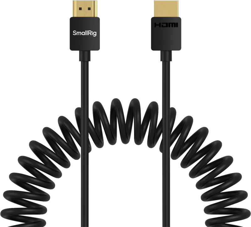 2ft Coiled HDMI -> USB-C cable