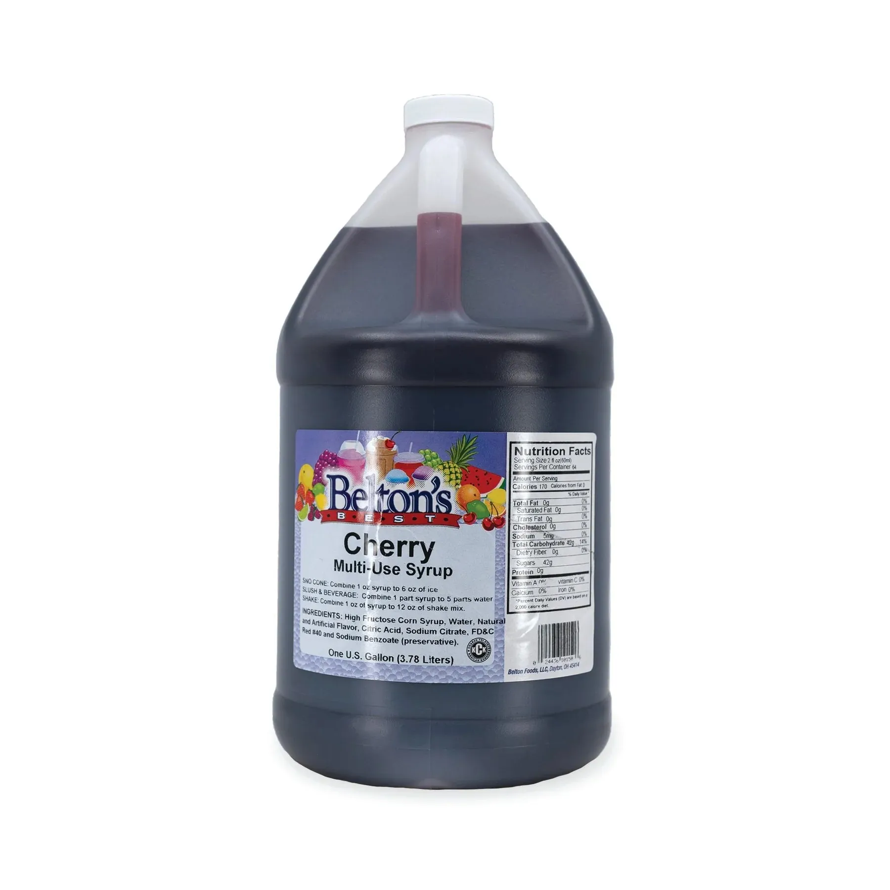 Cherry Gallon Slushy Machine Syrup/Drink Mix