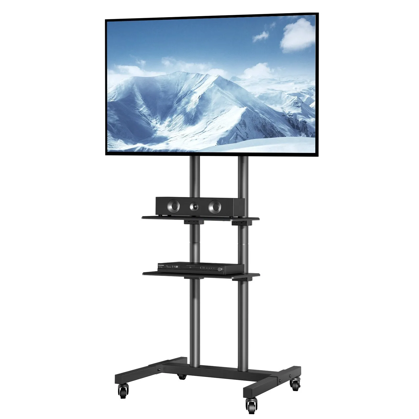 42" LCD TV w/ Rolling Cart