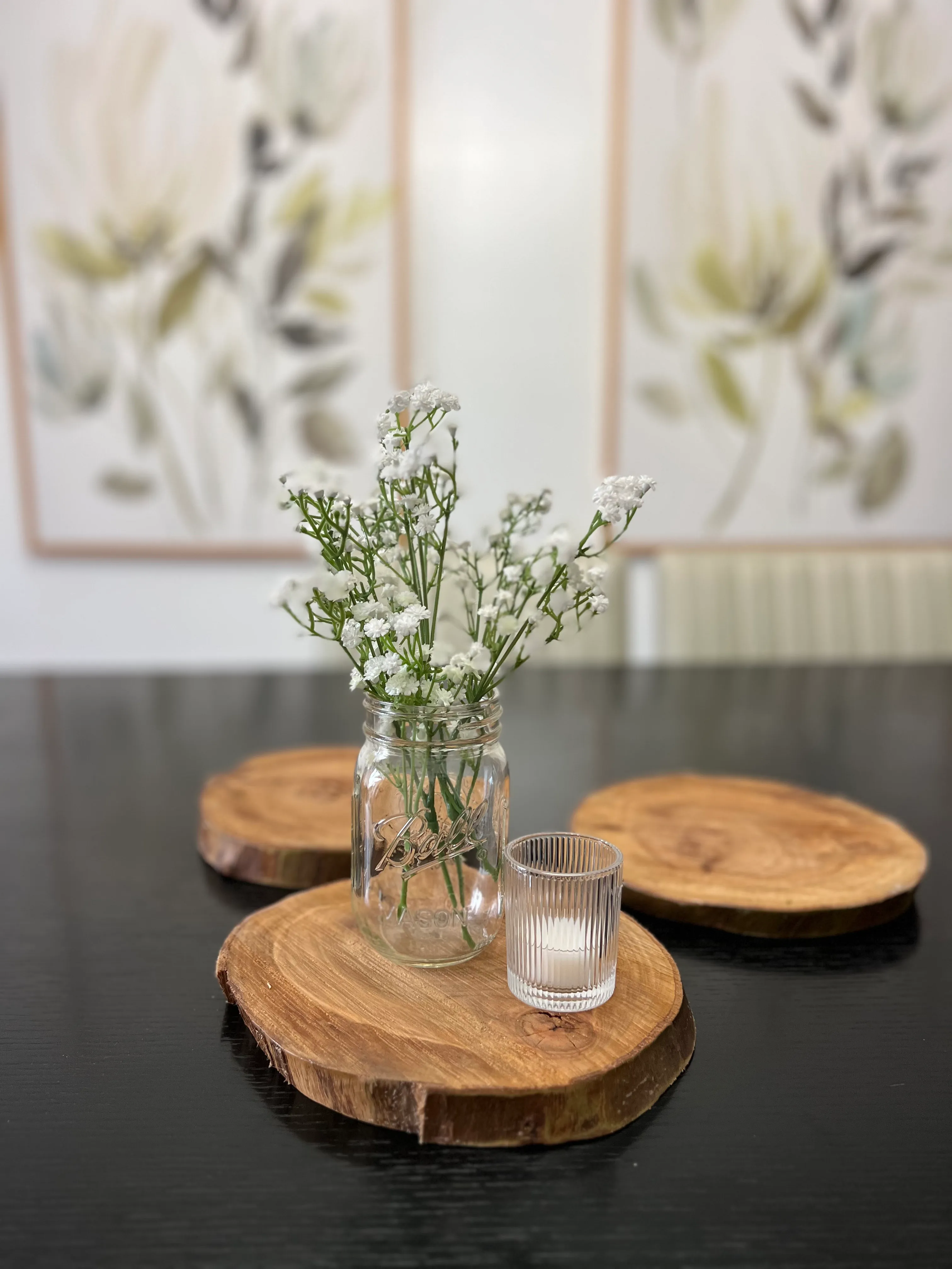 Wood Centerpieces 