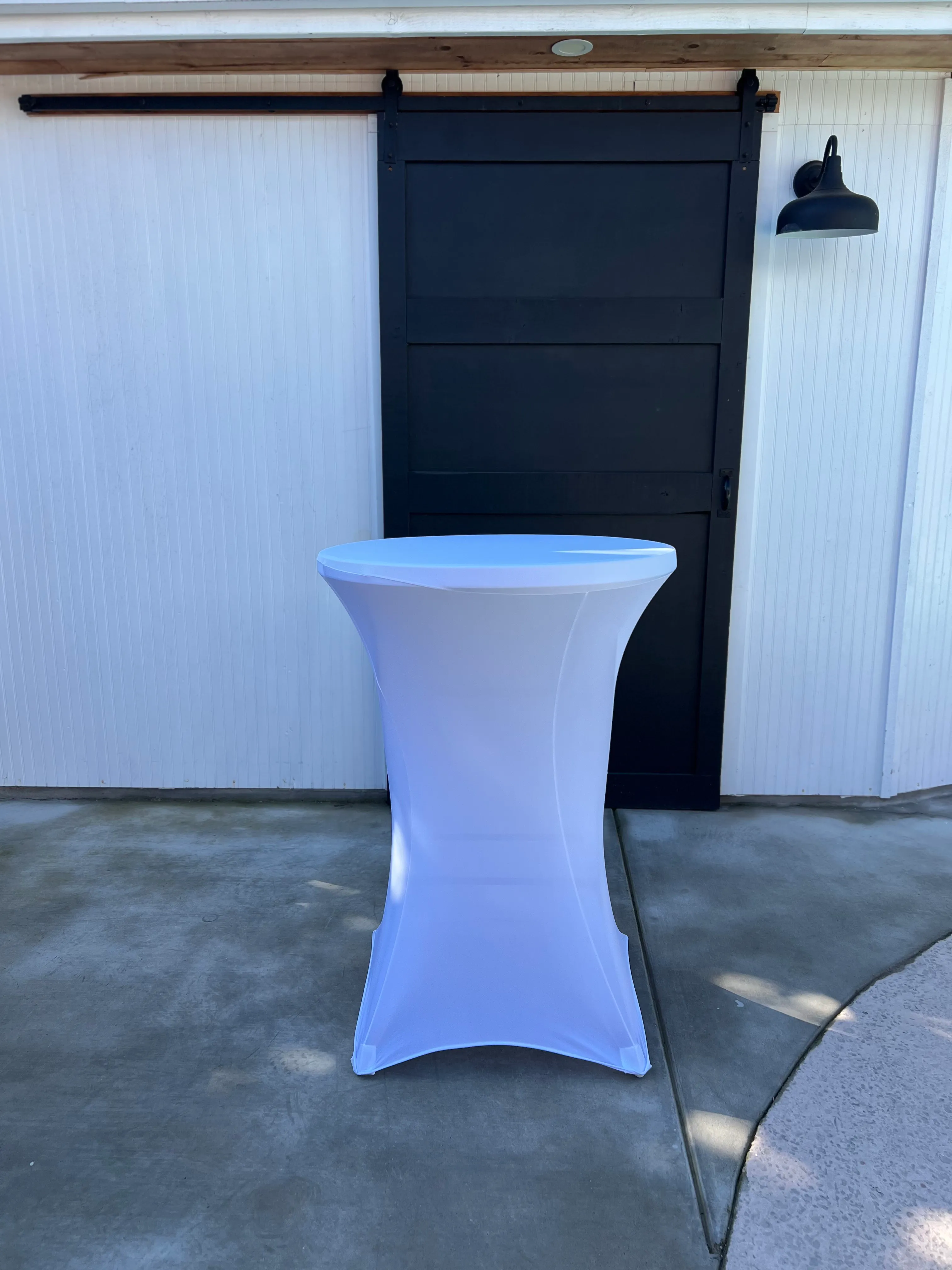 Cocktail Table Spandex Linen