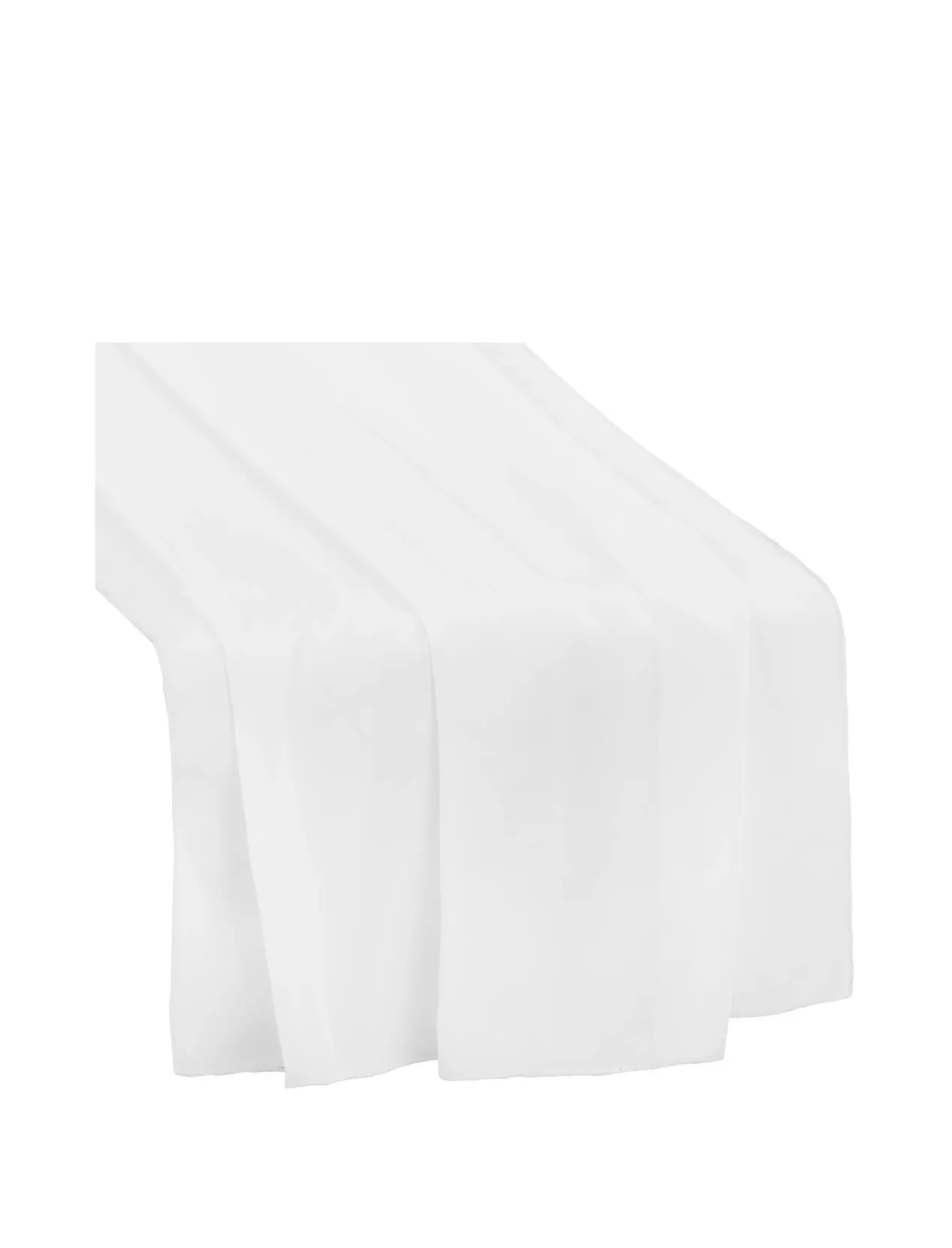 Chiffon Table Runner 10FT x 27in White