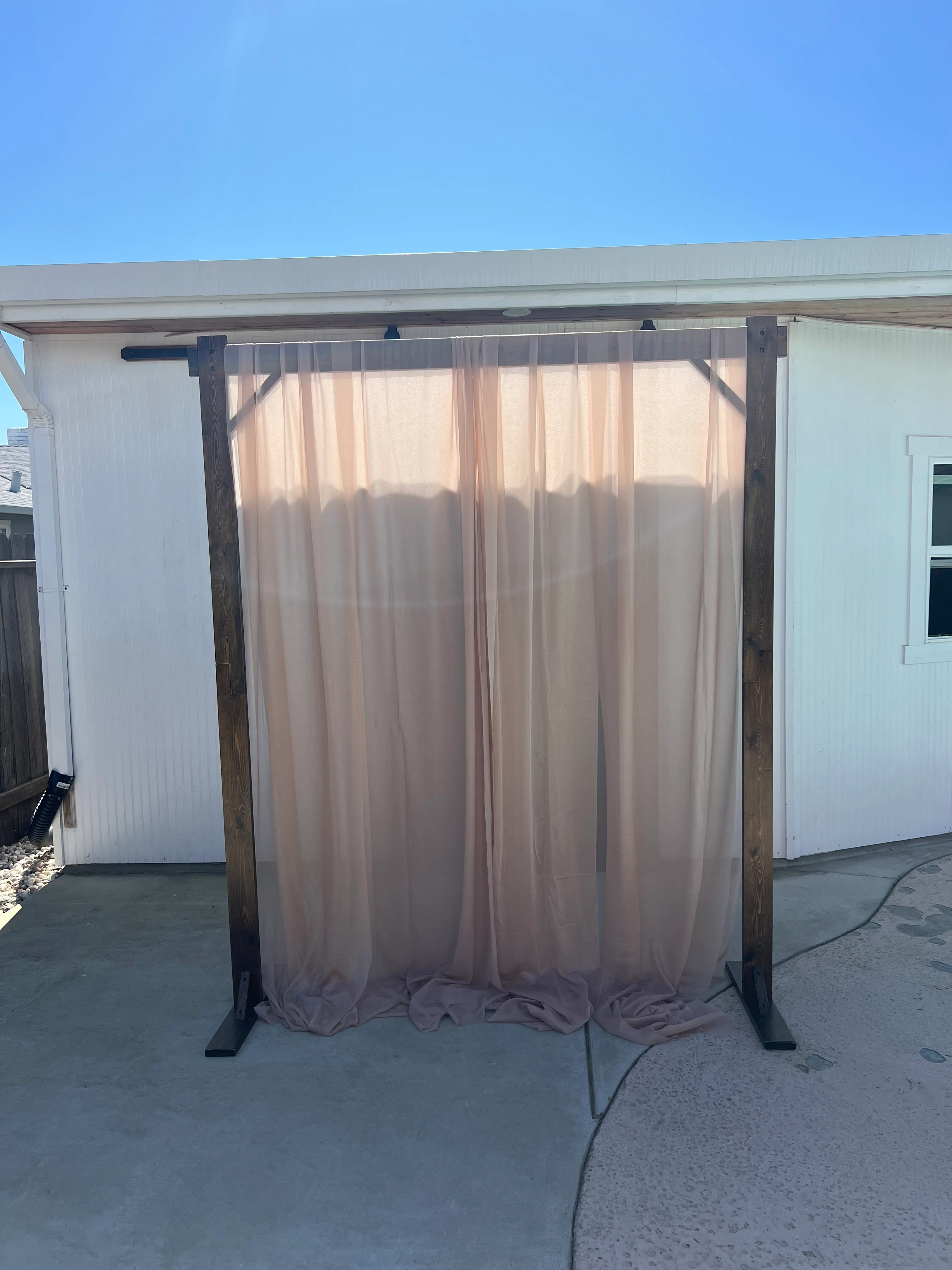 Deep Champagne Arch Draping 28" x 19 FT
