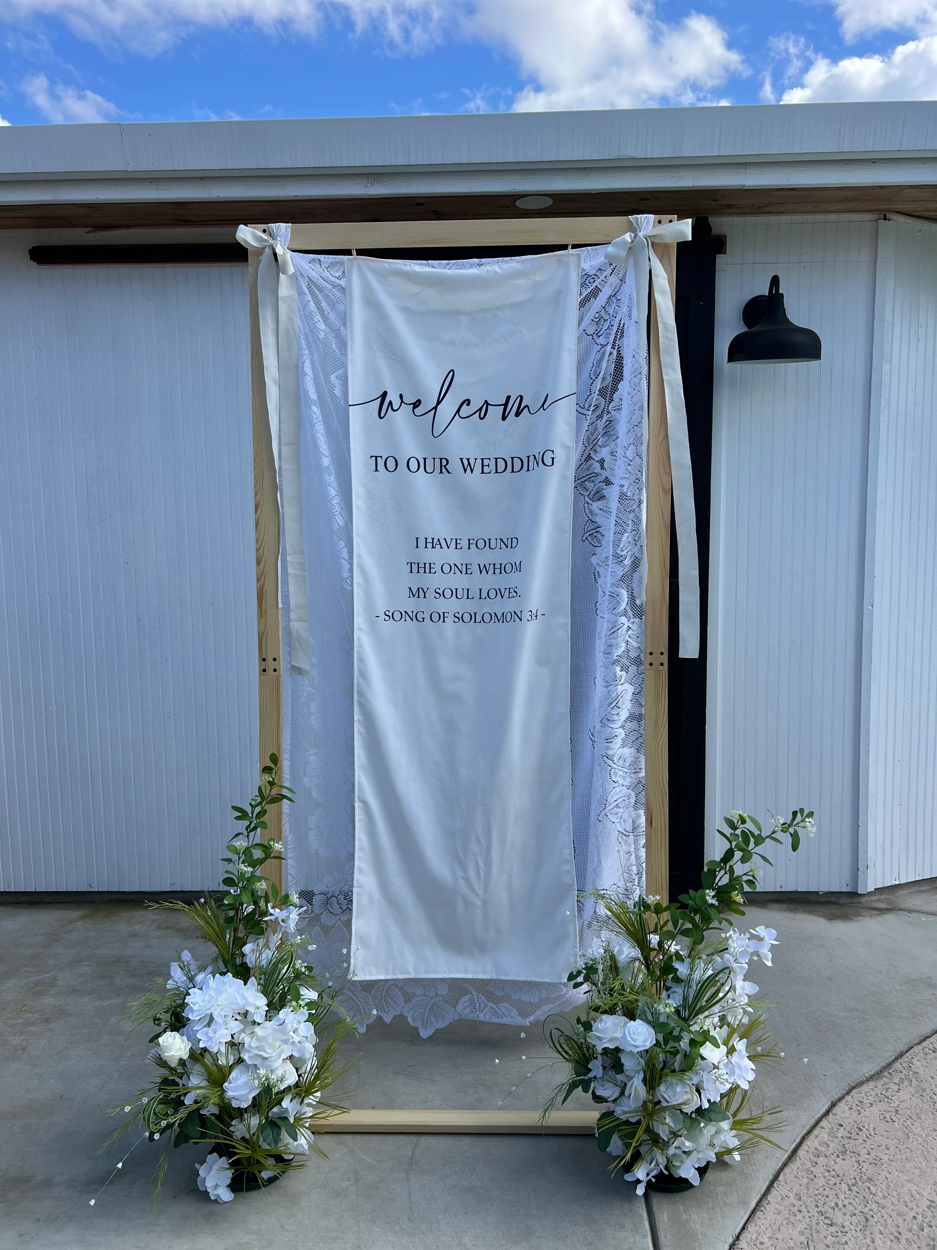 Wedding Welcome Sign
