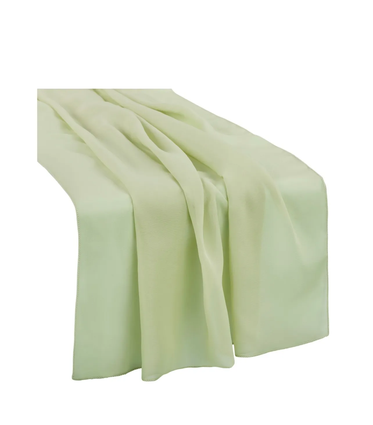 Chiffon Table Runner 10FT x 27" Sage Green