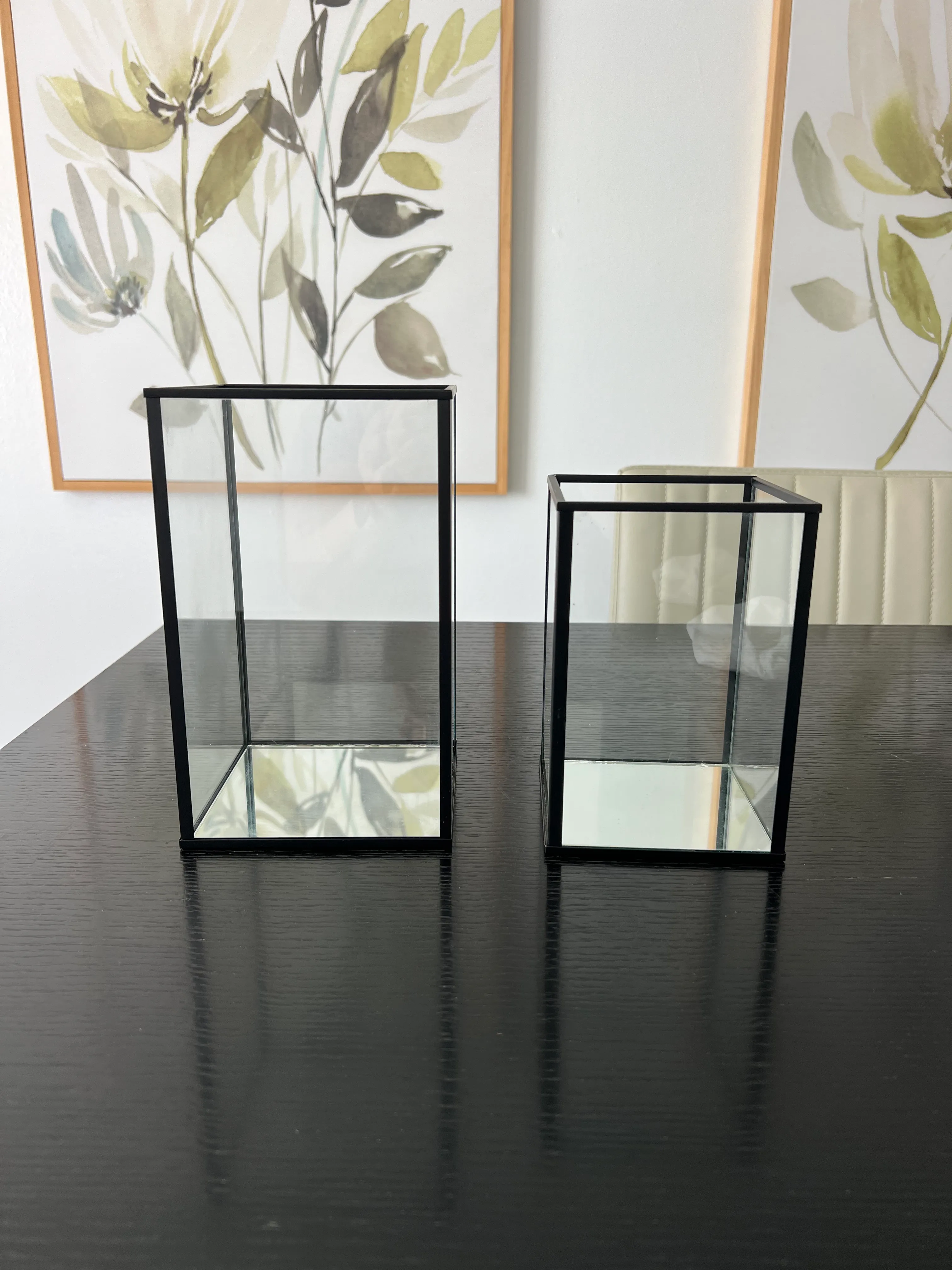 Hurricane Candle Holder Set of 2