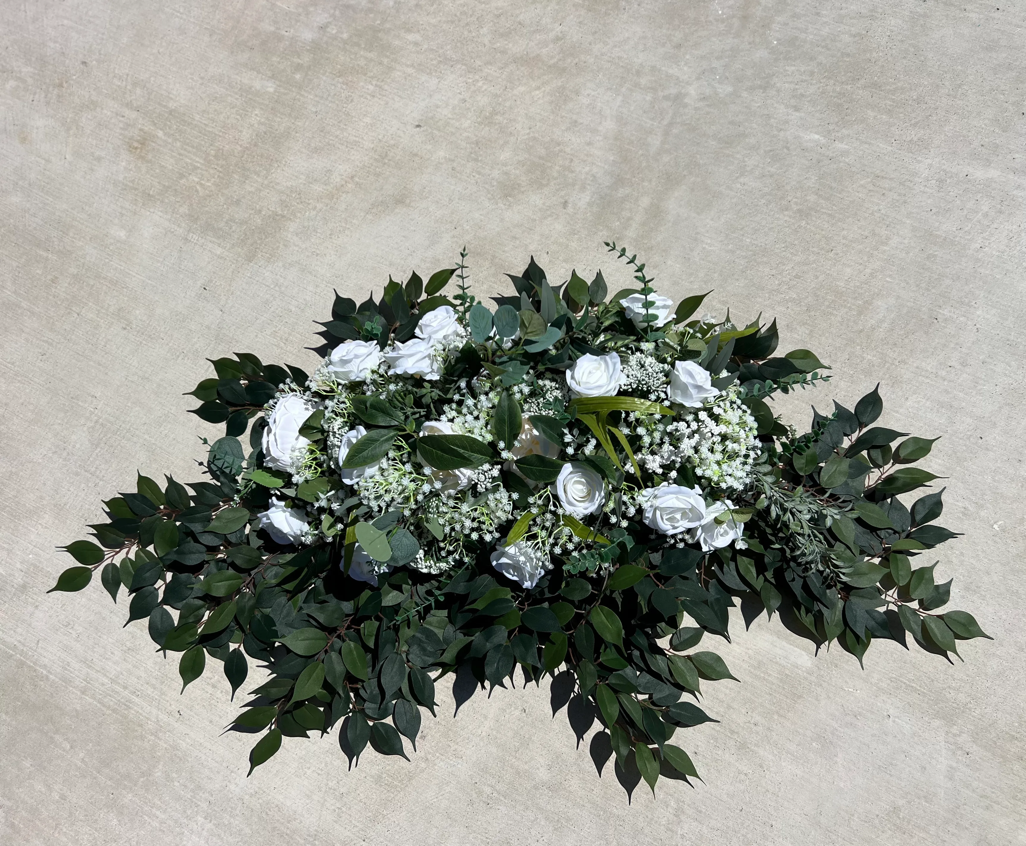 2 FT Floral Arrangement for Wooden Arch or Sweetheart Table 
