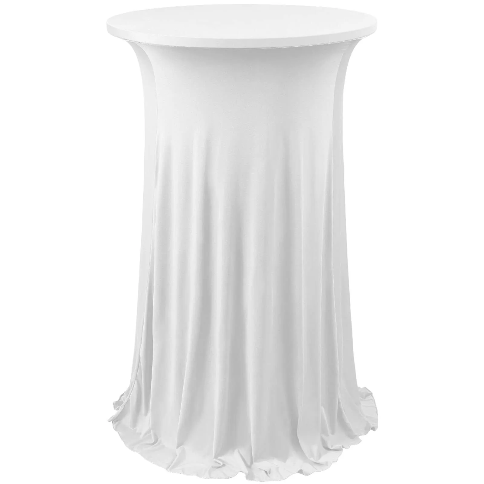 Spandex Ruffle Cocktail Table 