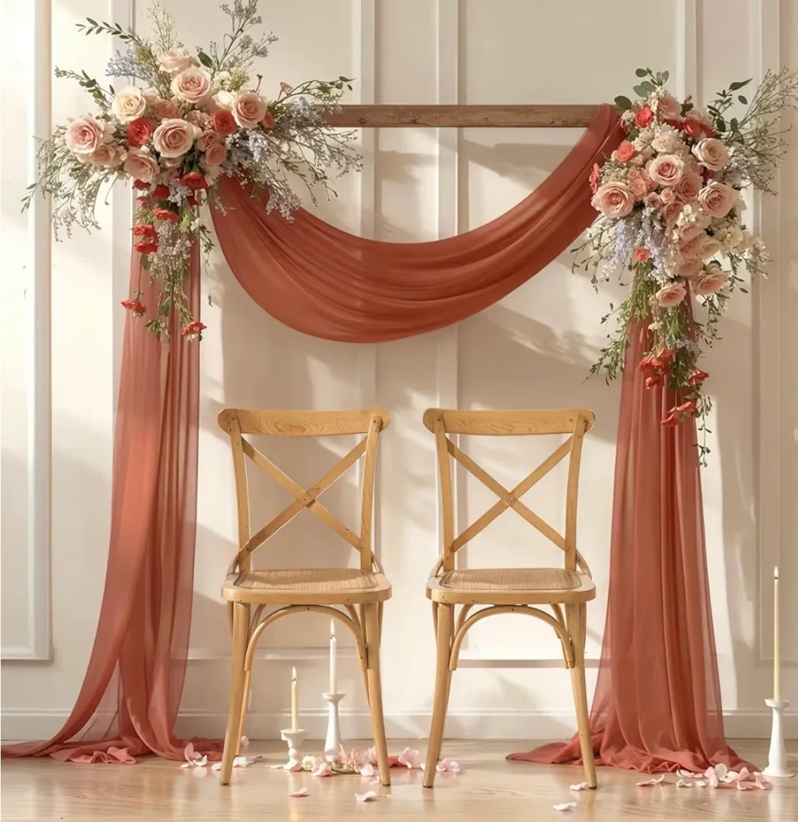 Terracotta Arch Draping 28" x 19 FT