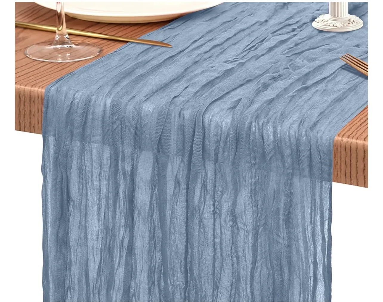 Dusty Blue Cheesecloth