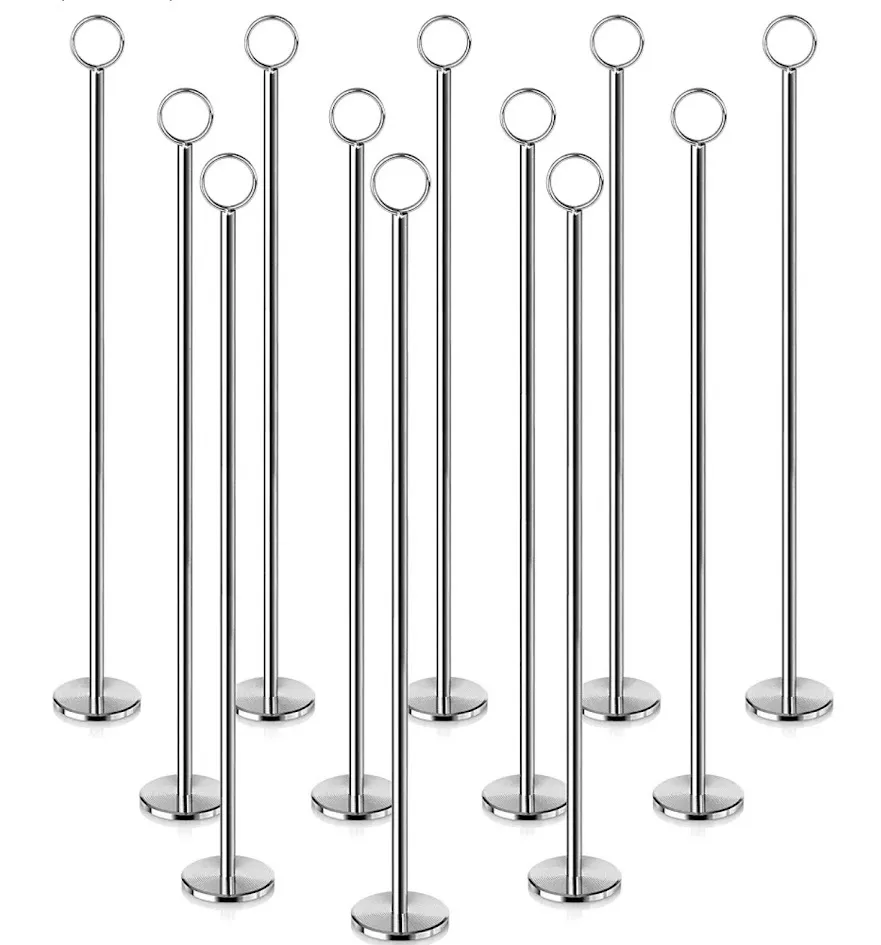 tall table number holders