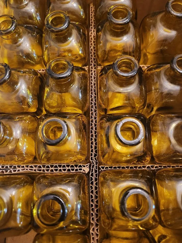 5-inch bud vase - yellow