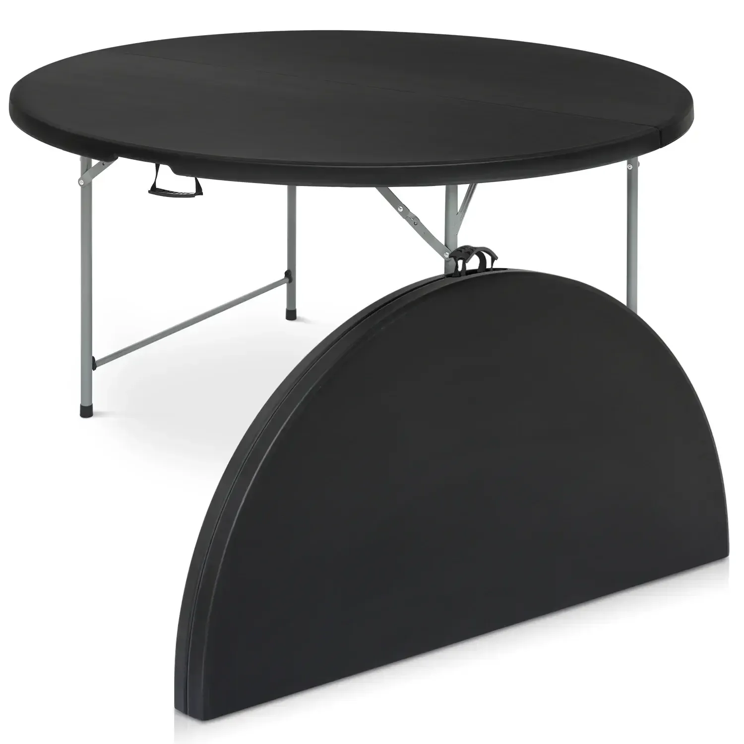 Black 5.5' Round Table